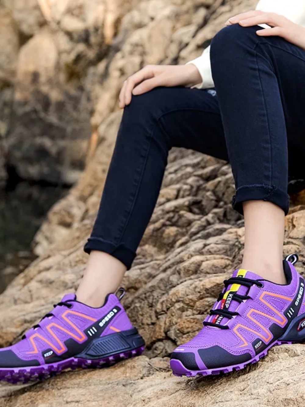 Women’s  Keep Running Speed 3 Sz 40 Trail Hiking Shoes